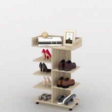 Стелаж для взуття Тиса Мебель ТО-200 Дуб сонома 91x60 см