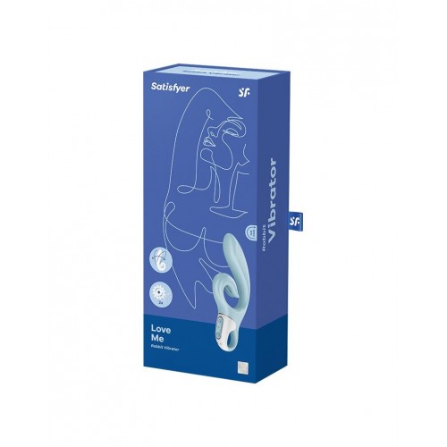 Вібратор-кролик Satisfyer Love Me Blue в інтернет супермаркеті PbayMarket!