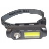 Ліхтар акумуляторний налобний HeadLight YY-10 3W+COB3W