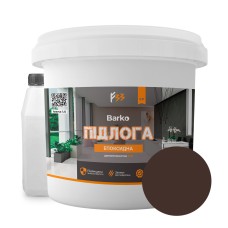 Епоксидна наливна підлога Barko 4,5 кг Коричневий (Barko/4,5br)