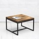 Кавовий журнальний столик у стилі Loft NS-474 590x600x600 мм Черный