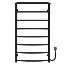 Рушникосушарка електрична Каскад Дуга П8 500х900 Deffi Чорний EF16 (C.KD.90.50.8.E.B.R.5)