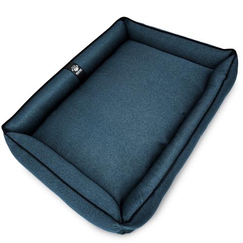 Лежак ліжко для собак всіх порід EGO Bosyak Рогожка XL 105x80 Синій (спальне місце для великих собак) Лежак ліжко для собак всіх порід EGO Bosyak Рогожка XL 105x80 Синій (спальне місце для великих собак)