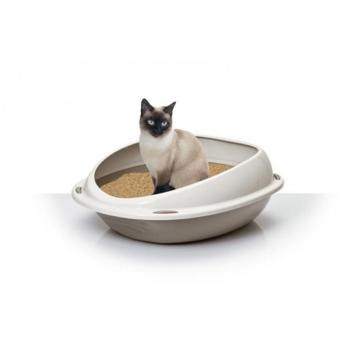 Туалет для котів Georplast Shuttle 45x36x15,5 Бежевий 10530 Туалет для котів Georplast Shuttle 45x36x15,5 Бежевий 10530