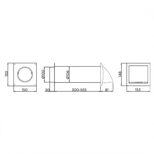 Провітрювач Europlast SPK3-100 Провітрювач Europlast SPK3-100