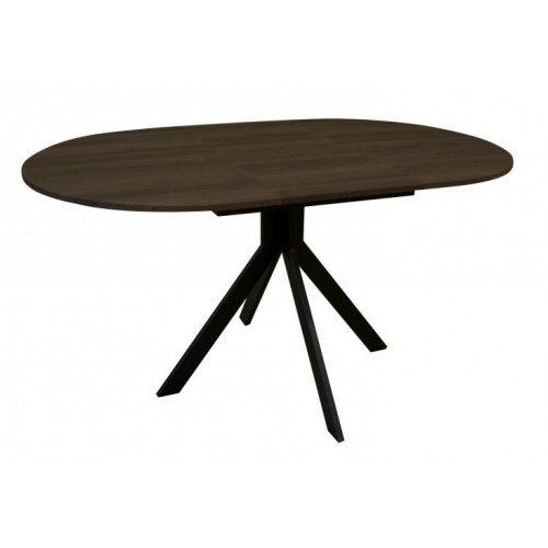 Стіл Max's furniture Мічіган 90х110/150х75 см Дуб + Чорний Стіл Max's furniture Мічіган 90х110/150х75 см Дуб + Чорний