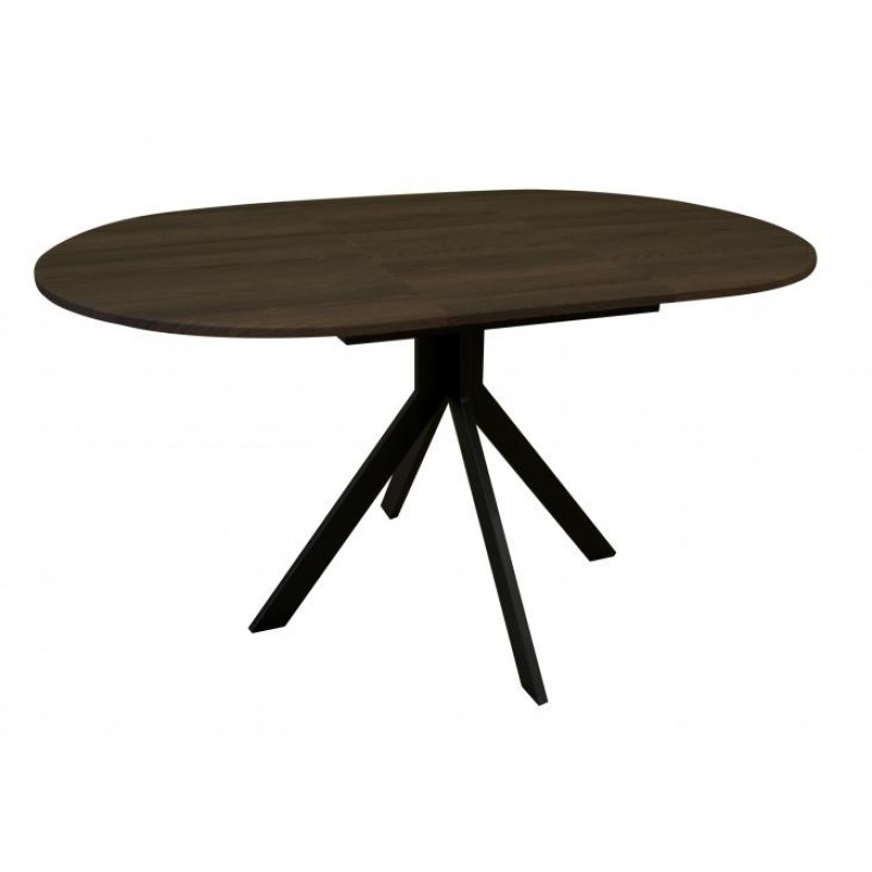 Стіл Max's furniture Мічіган 90х110/150х75 см Дуб + Чорний