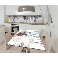 Наклейка вінілова на стіл Zatarga  