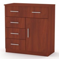 Комод Компаніт 1-3-1 Яблуня (80х39х85 см) Комод Компаніт 1-3-1 Яблуня (80х39х85 см)