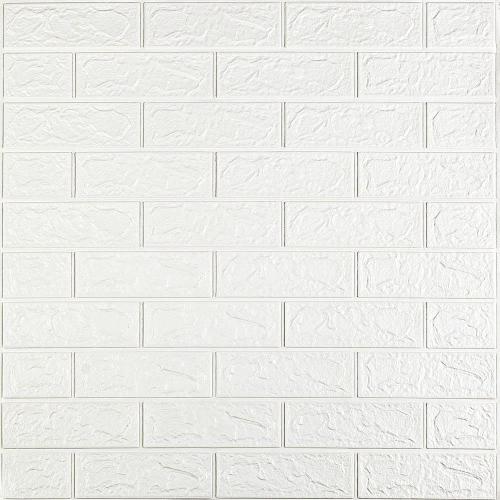 3D панель самоклеюча цегла Біла 700х770х3мм (001-3) Sticker Wall SW-00000174 3D панель самоклеюча цегла Біла 700х770х3мм (001-3) Sticker Wall SW-00000174