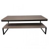 Журнальний, кавовий столик GoodsMetall у стилі Лофт 1200х600х420 ЖС115