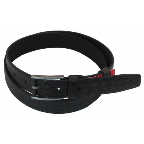 Шкіряний ремінь Skipper 110-130 x 3.3 см Чорний (1059-33) Шкіряний ремінь Skipper 110-130 x 3.3 см Чорний (1059-33)