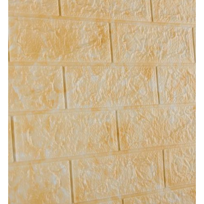 Самоклеюча декоративна панель 3D 3D Loft Os-BM11-3 Під цеглу бежевий мармур 700x770x3мм