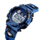 Дитячий спортивний годинник Skmei 1547 Kids Синій камуфляж