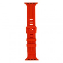 Ремінець ANCHOR Watch Band Silicone Shine Apple Watch 49 / Watch 45/ Watch 44 / Watch 42 mm Orange Red