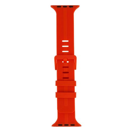 Ремінець ANCHOR Watch Band Silicone Shine Apple Watch 49 / Watch 45/ Watch 44 / Watch 42 mm Orange Red Ремінець ANCHOR Watch Band Silicone Shine Apple Watch 49 / Watch 45/ Watch 44 / Watch 42 mm Orange Red