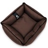 Лежак ліжко для собак та котів EGO Bosyak Waterproof XS 50х45 Коричневий (спальне місце для собак та котів)