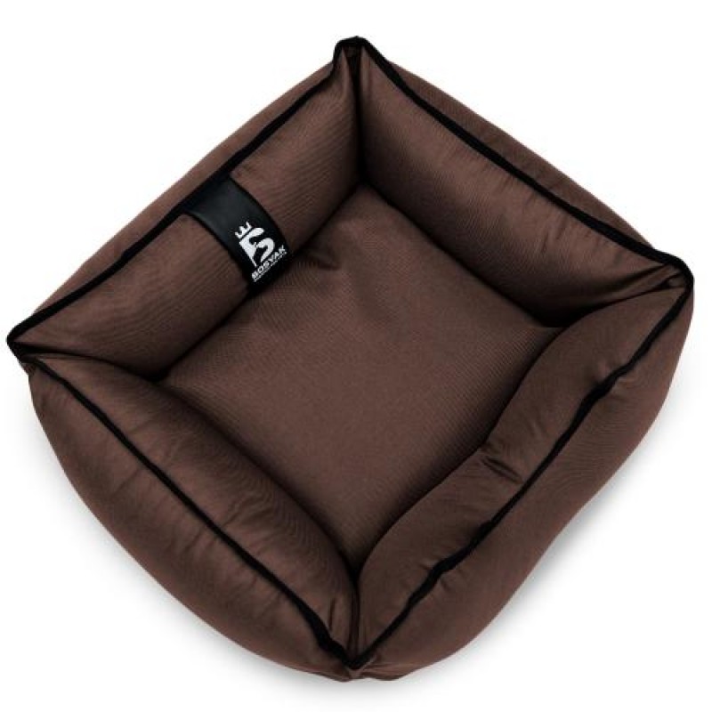 Лежак ліжко для собак та котів EGO Bosyak Waterproof XS 50х45 Коричневий (спальне місце для собак та котів)