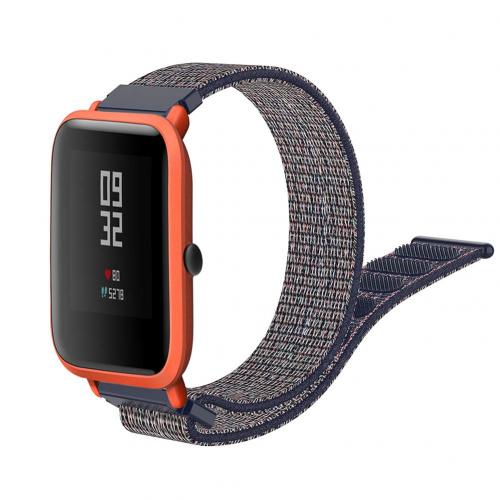 Ремінець BeWatch 20 мм липучка для Xiaomi Amazfit Bip Navy (1011398) Ремінець BeWatch 20 мм липучка для Xiaomi Amazfit Bip Navy (1011398)