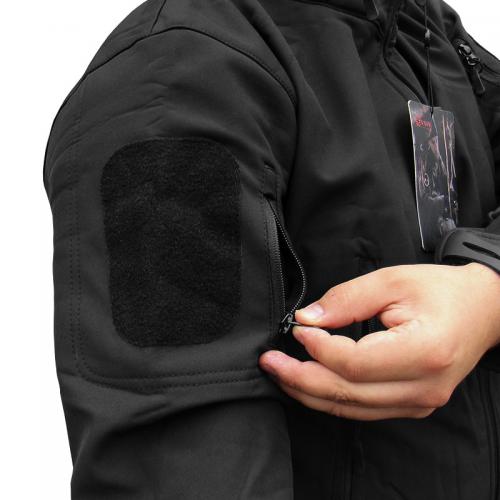 Тактична куртка Lesko Soft Shell A001 Black 5XL 4255-83772 Тактична куртка Lesko Soft Shell A001 Black 5XL 4255-83772