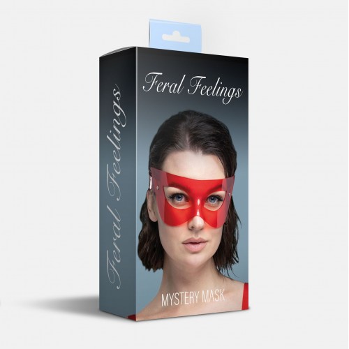 Маска Feral Feelings - Mystery Mask Red Trannsparent в інтернет супермаркеті PbayMarket!