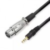 Кабель для мікрофону Manchez S7 XLR (мама) - Jack 3.5 мм 2.5 м Black (3_02463)