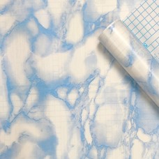 Самоклеюча плівка Sticker Wall блакитний мармур 0,45х10м (36019)