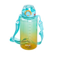 Пляшка для води спортивна з мундштуком і ремінцем YIWU 1000 мл М'ятний (HP-14-31M)