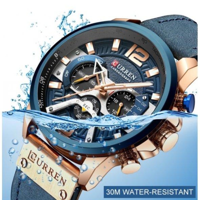 Годинник наручний чоловічий Curren Toronto Синій