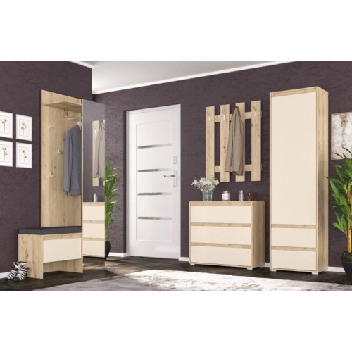 Комод Меблі Сервіс 3Ш Торіно Артісан + Шампань Комод Меблі Сервіс 3Ш Торіно Артісан + Шампань