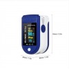 Пульсоксиметр Fingertip Pulse Oximeter LK-88 1 шт Синьо-білий (0274)