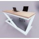 Офісний стіл у стилі Loft NS-1296 780x1300x600 мм Белый