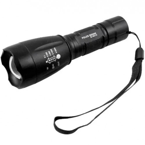 Ліхтар ручний Bailong Poliсe 1891-T6 1x18650/3xAAA zoom ЗУ 220/12V Box