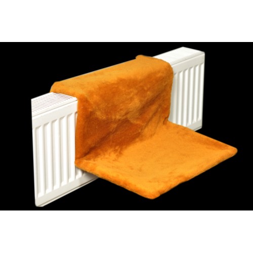 Гамак для котів на радіатор (підвісний, регульований) Мур-Мяу Коричневий