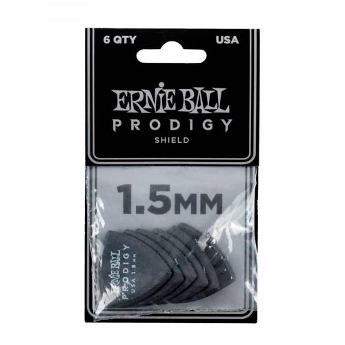Медіатори Ernie Ball 9331 Black Shield Prodigy Picks 6-Pack 1.5 мм (6 шт.) Медіатори Ernie Ball 9331 Black Shield Prodigy Picks 6-Pack 1.5 мм (6 шт.)
