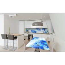 Наклейка вінілова на стіл Zatarga «Сині Проліски» 650х1200 мм Z180486/1st