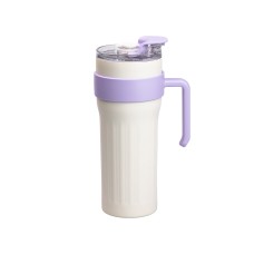 Термочашка з трубочкою та подвійним відкриванням YIWU Big Mac 1200 мл Білий (HP-14-24W)