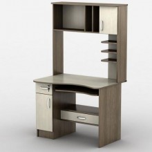 Стіл комп'ютерний Тиса Мебель СК-27 Венге Молочний 1710x700x1000 мм