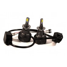 Комплект LED ламп HeadLight F1X H3 (Pk22s) 52W 12V 8400Lm з активним охолодженням (збільшена світловіддача)