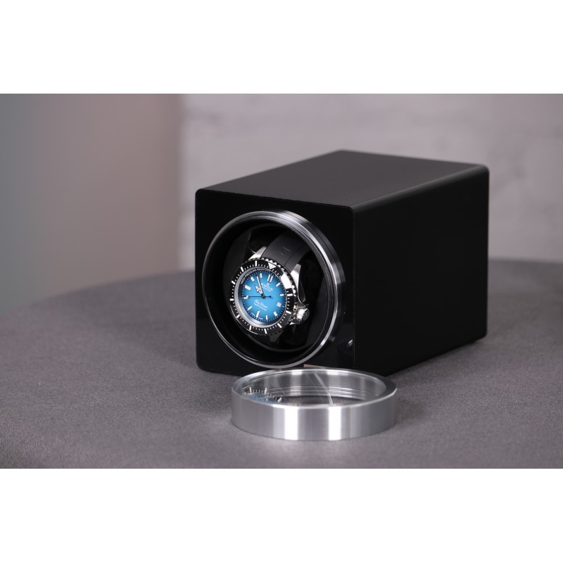 Шкатулка Salvadore для підзаводу 1 годинника MB/411/B 11х11х17,5 см Чорний