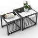 Комплект журнальних столиків у стилі Loft NS-310 400x740x740 мм Черный