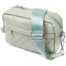 Жіноча сумка крос-боді з екошкіри Vintage 22797 Фісташковий 19,5х12,5х6,5 см