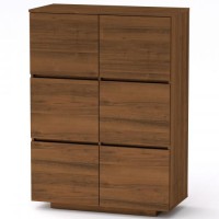 Комод Тумба 2 Компанит МГ 5 85х40х118 см горіх