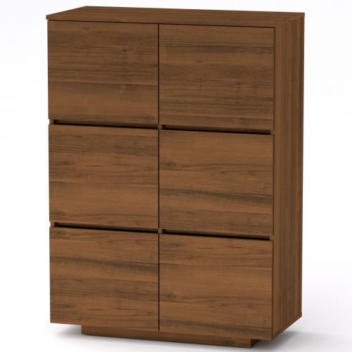 Комод Тумба 2 Компанит МГ 5 85х40х118 см горіх