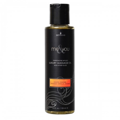 Масажне масло Sensuva - Me & You Lemon Ginger Orange Vanilla & Sugar 125 мл Масажне масло Sensuva - Me & You Lemon Ginger Orange Vanilla & Sugar 125 мл