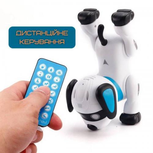 Іграшка собака на радіокеруванні KOOQI з Режимом Програмування Інтерактивний на Акумуляторі Білий (571) Іграшка собака на радіокеруванні KOOQI з Режимом Програмування Інтерактивний на Акумуляторі Білий (571)