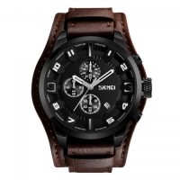 Годинник наручний Skmei 9165 Brown 9165BKBN (17122-hbr) Годинник наручний Skmei 9165 Brown 9165BKBN (17122-hbr)