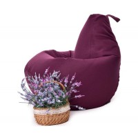 Крісло Мішок Груша Рогожка 120х85 Студія Комфорту Розмір Стандарт бузковий Крісло Мішок Груша Рогожка 120х85 Студія Комфорту Розмір Стандарт бузковий