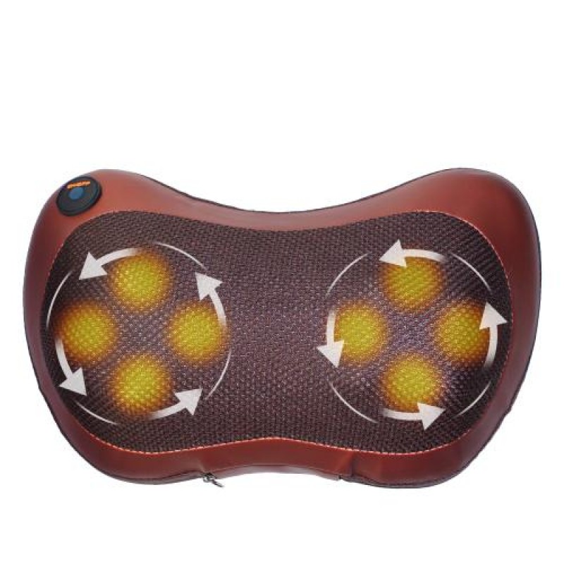 Масажна подушка для дому та автомобіля Inspire 052P Коричневий