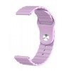 Ремінець BeWatch для Samsung Galaxy Watch 42 | 3 41 мм | Active | Active 2 силіконовий 20мм Wave Лавандовий (1010703)